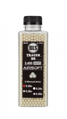 BLS Green Tracers 3400rd Bottle - 0.25g