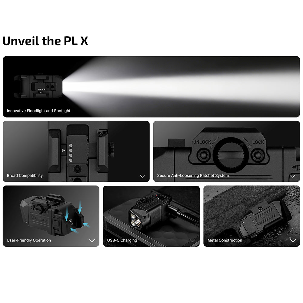 PL X Dual Beam Light 1200 Lumens