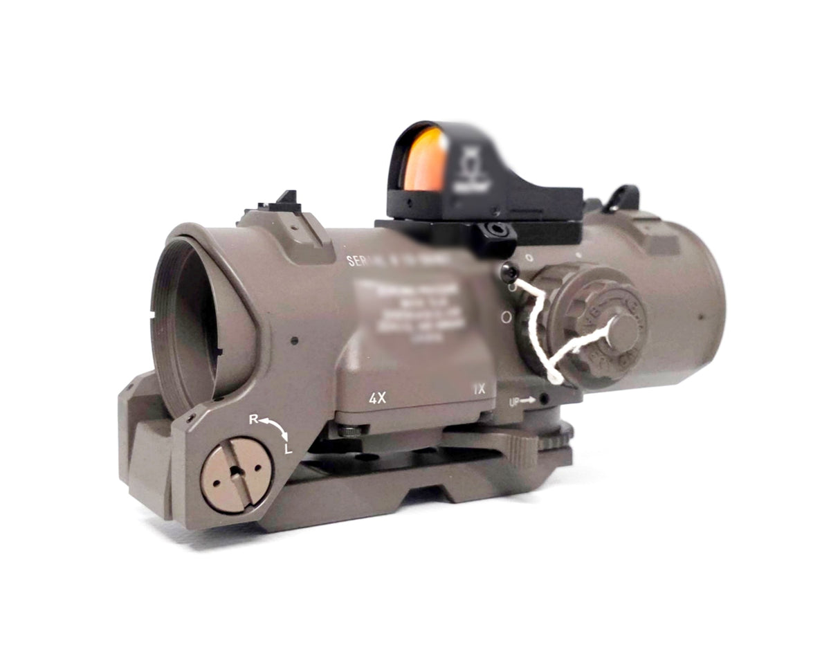 Elcan 1x-4x Zoomable With RMR Doctor - OD Green/Brown