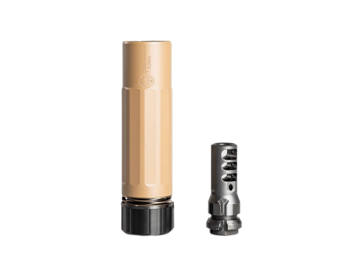 Dead Air Sandman Mock Suppressor with Flash Hider 5.5inch - FDE