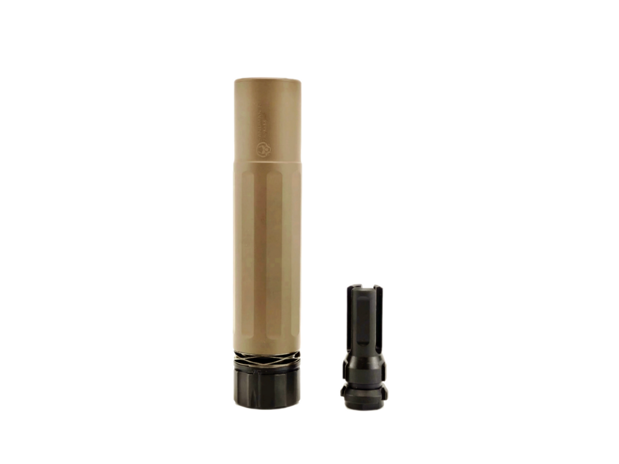 Dead Air Sandman Mock Suppressor with Flash Hider 7inch - FDE