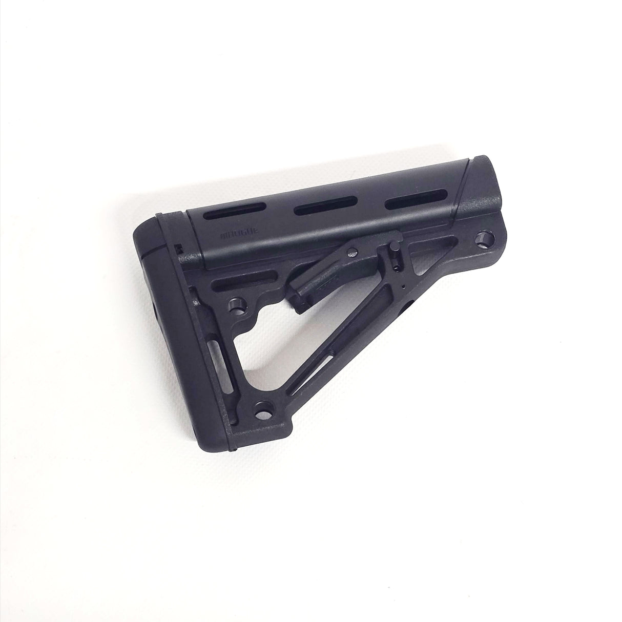 S&I Tactical Hog Style AR-15 Collapsible Buttstock Mil-Spec Rubber - Black
