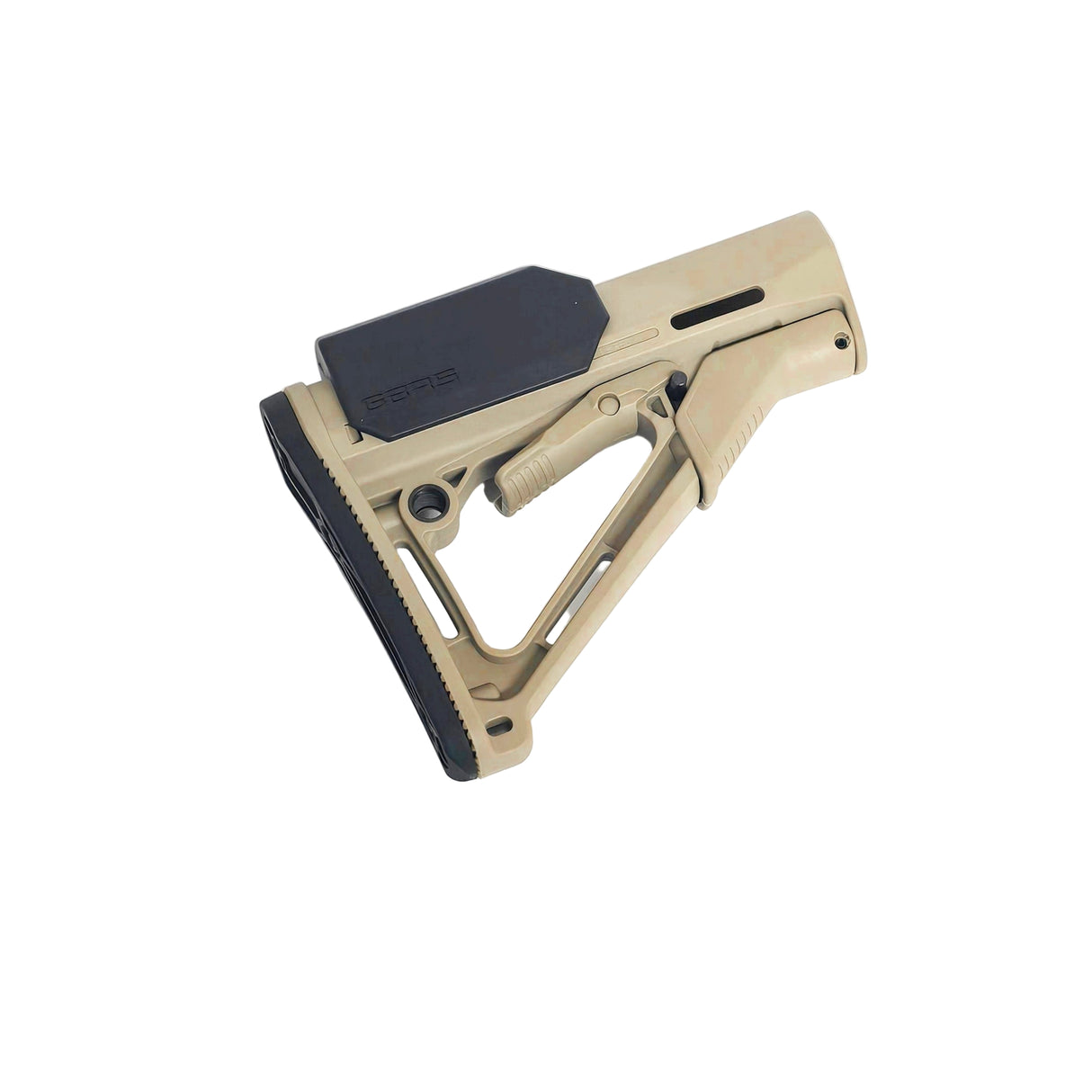 S&I Tactical CTR Style Stock with GBRS Style Cheek Riser - FDE