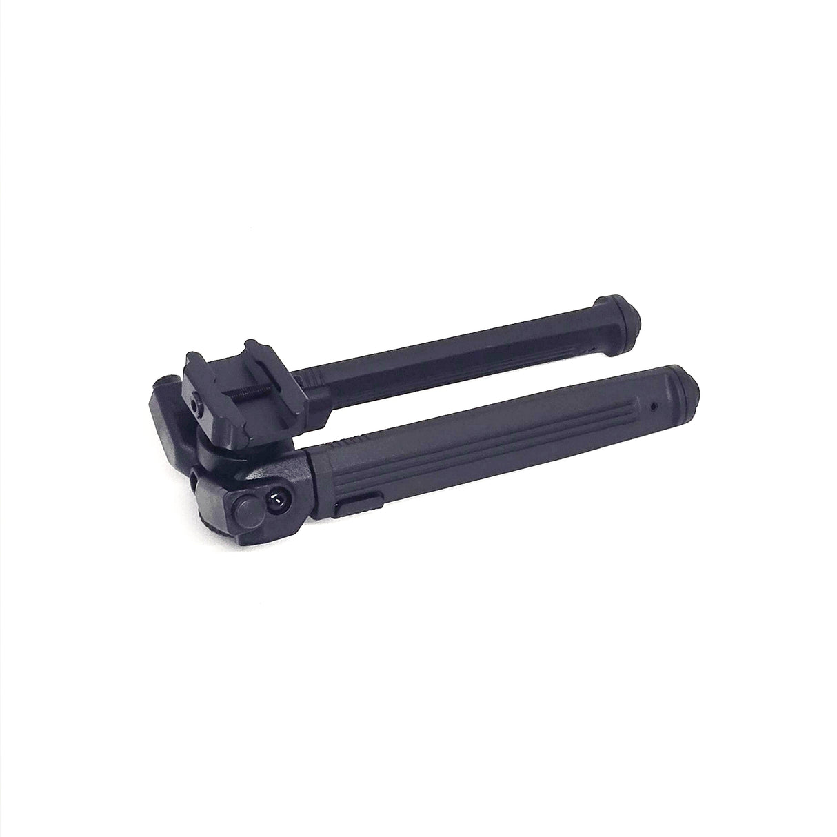 S&I Tactical MG Style Adjustable Polymer Bipod for 1913 Picatinny Rail - Black