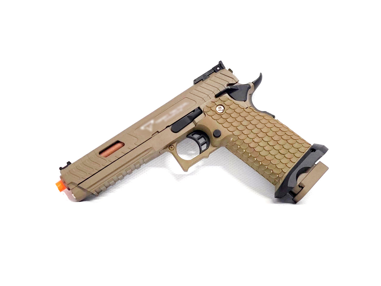 E&C Hi-Capa 5.1 TTI GBB Pistol - FDE