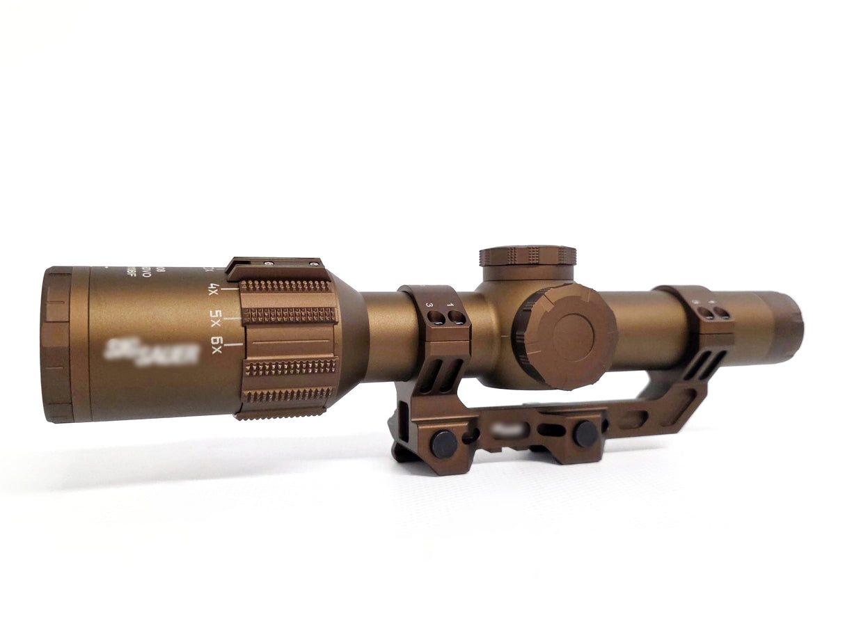 Evolution Gear TANGO6T HD 1-6x24 30mm sight with SS mount - FDE