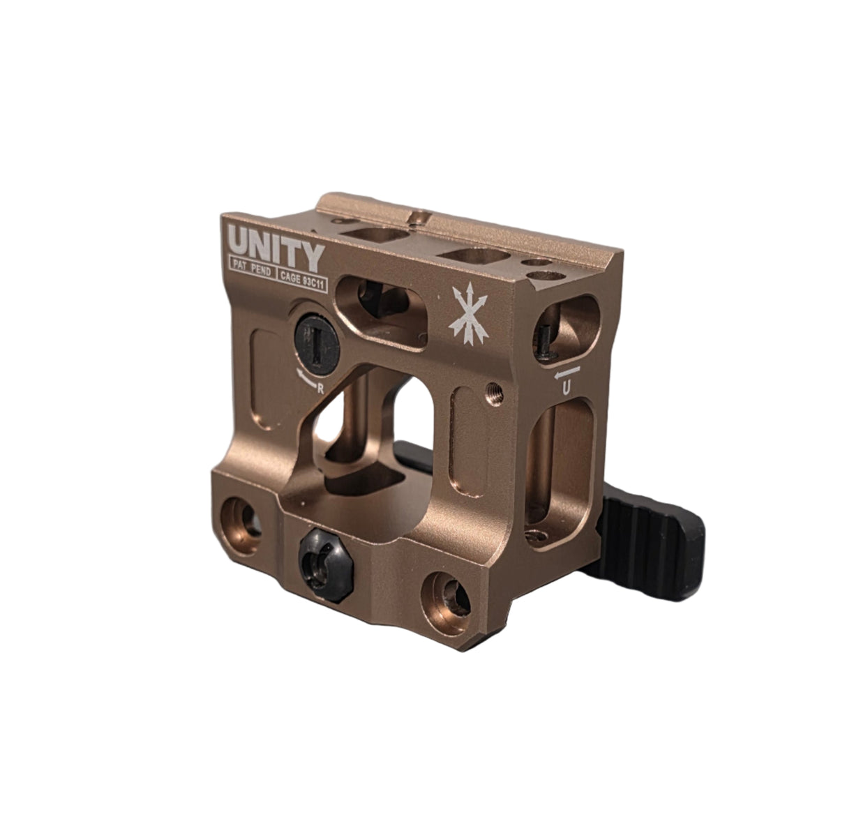 Unity Style Fast Micro Mount Quick Release - FDE But More Like Rose Gold
