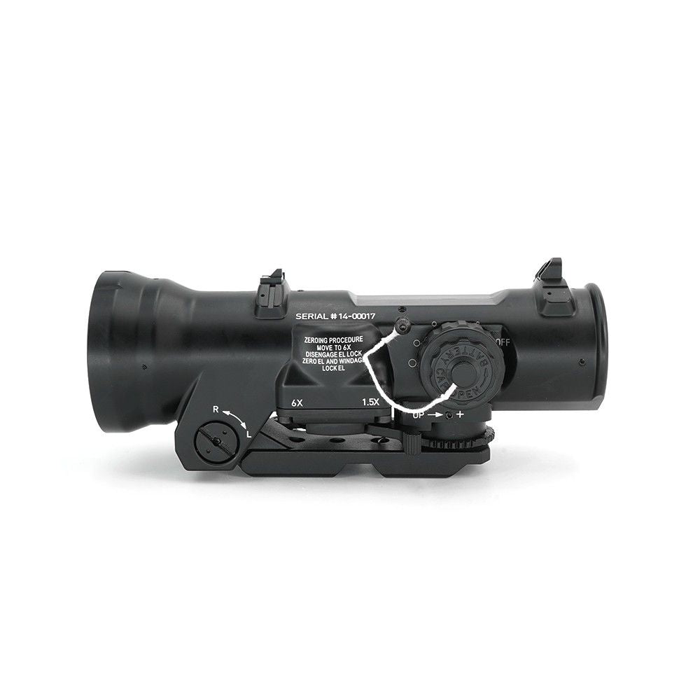 Elcan Specter DR 1.5x/6x Rifle Scope - .308/7.62 BDC Reticule - Black