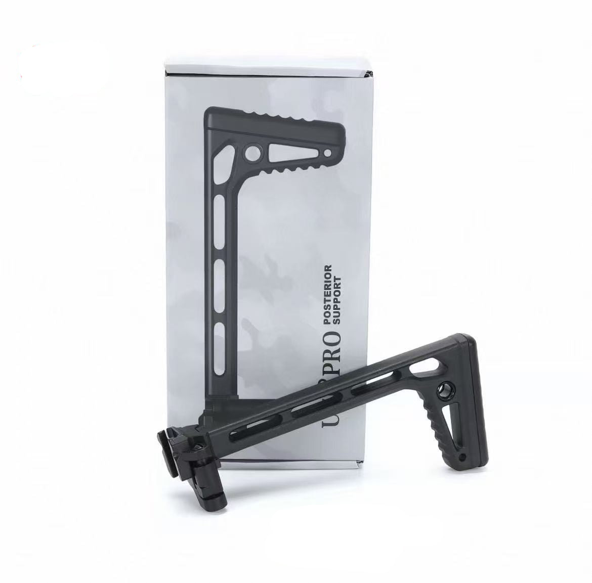 S&I Tactical Lightweight Nylon Folding Picatinny Stock - Black