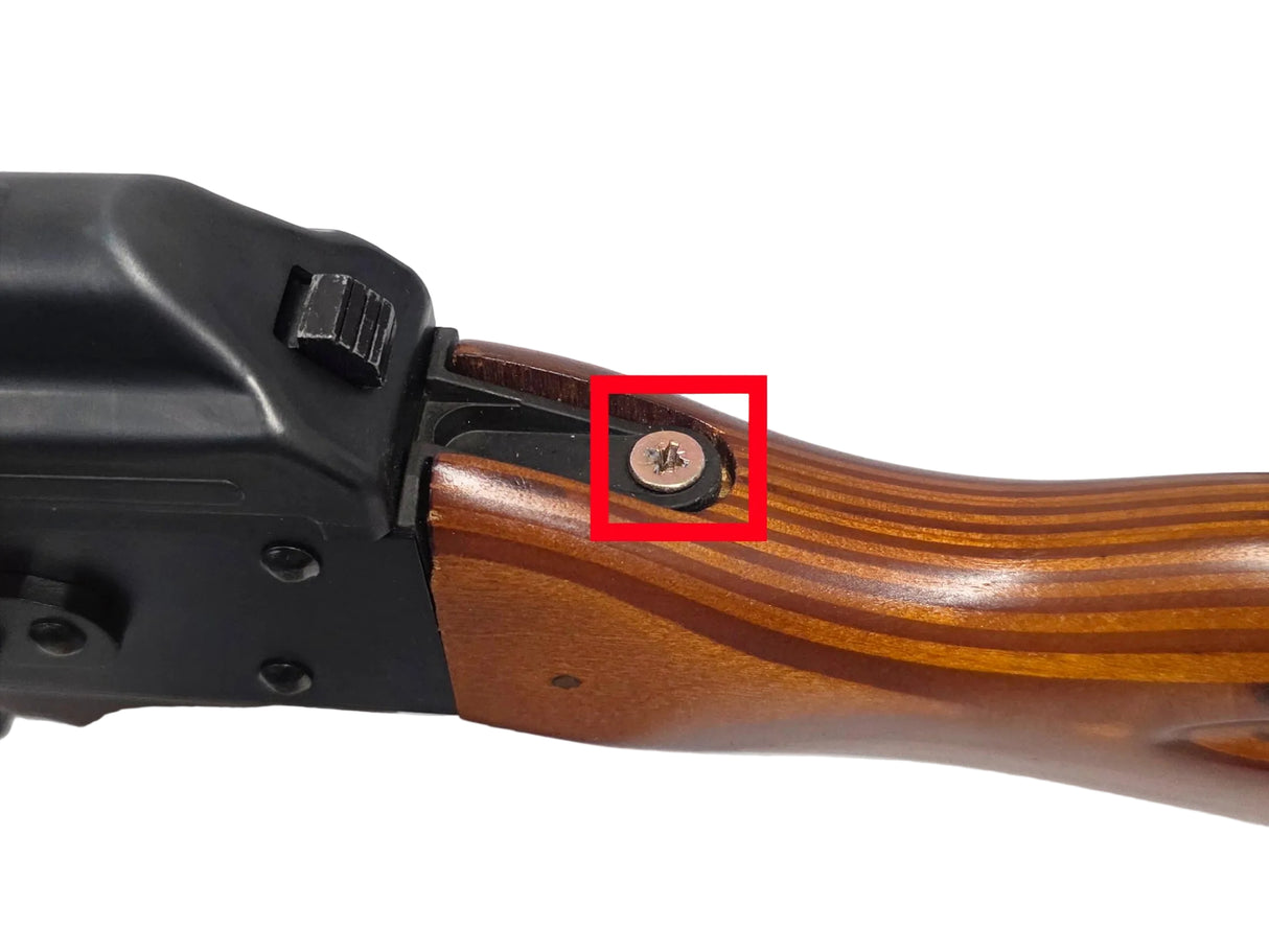 WE AK74 GBBR Assault Rifle *Stock Attachment Screw Has Been Replaced*