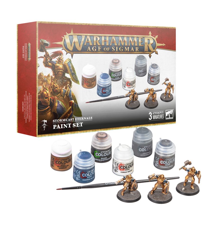 Age of Sigmar - Stormcast Eternals + Paints Set (60-10)