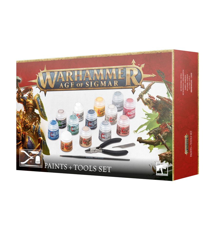 Warhammer Age of Sigmar - Paint + Tools Set (80-17)