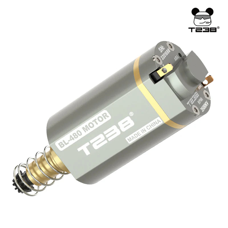 T238 Brushless Motor High Thermal Efficiency High Torque & Speed Adjustable Speed - 2980KV - Short Shaft