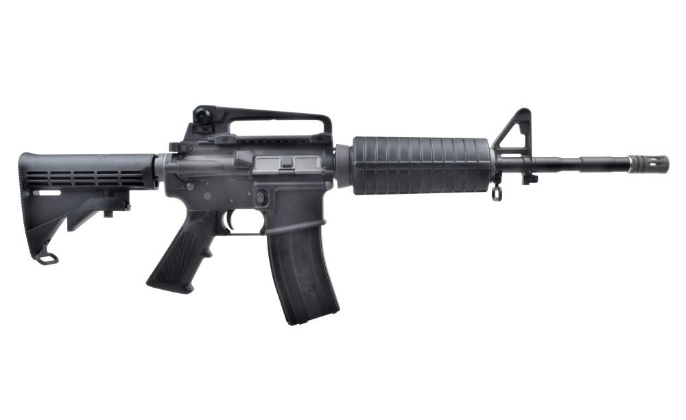 WE M4A1 Gas Blowback Rifle - Black