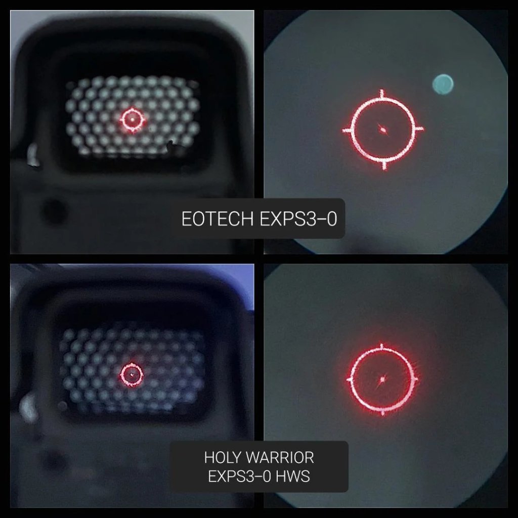 HOLY WARRIOR EXPS3 Real Holographic Laser Projected - Black