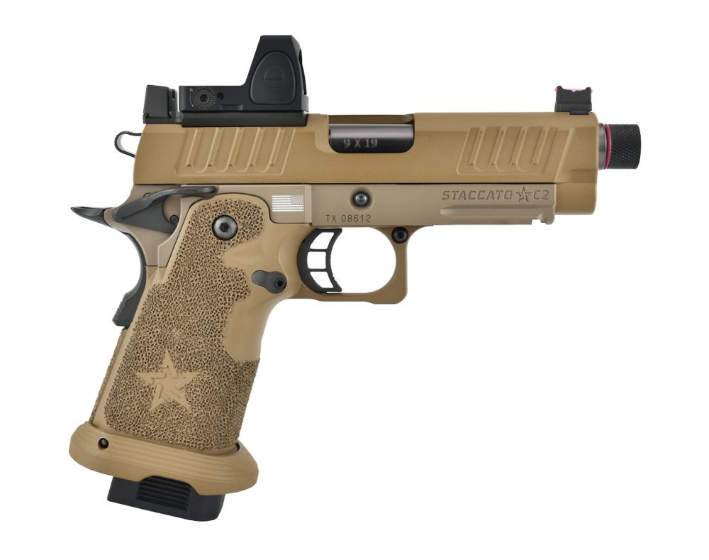 Army Armament R612-5A Staccato 2011 C2 Compact T8 Pistol - Tan