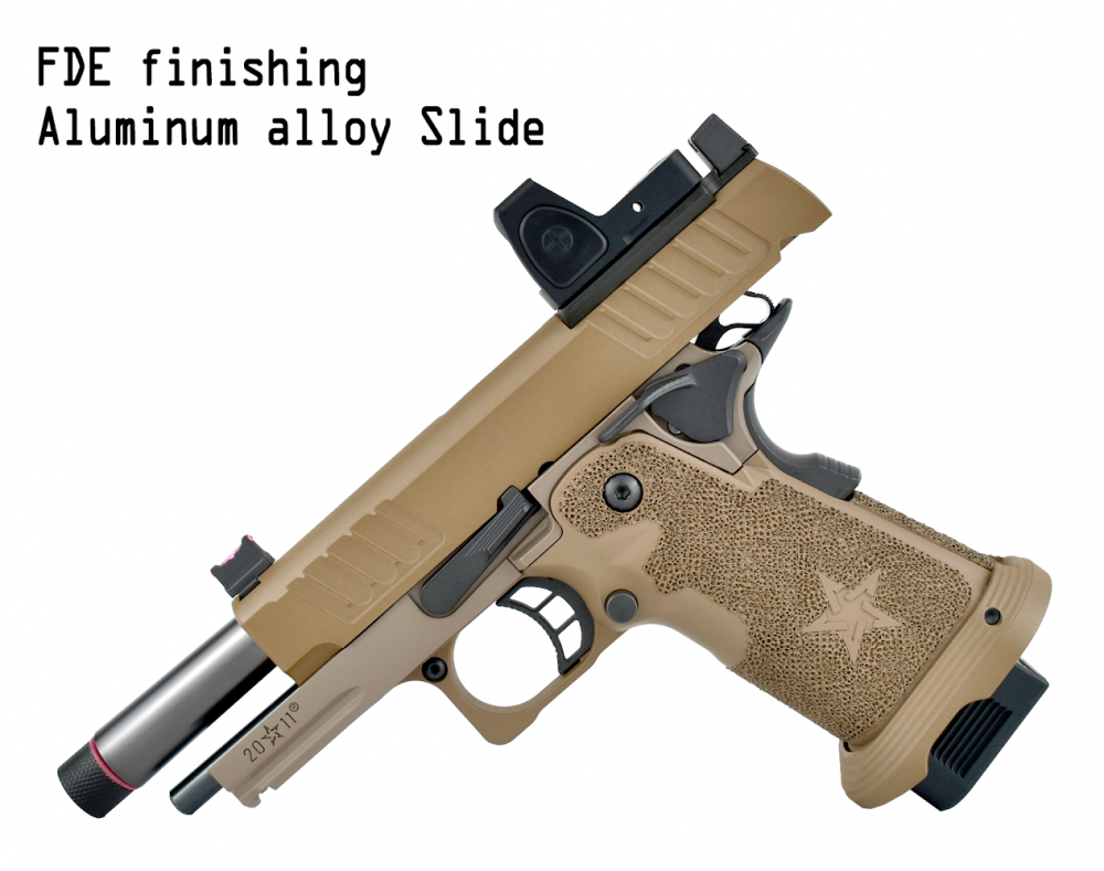 Army Armament R612-5A Staccato 2011 C2 Compact T8 Pistol - Tan