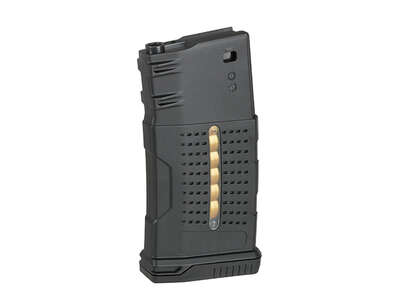 Battleaxe 220rd Enhanced Grip Polymer Magazine for AR-10/SR25 - Black