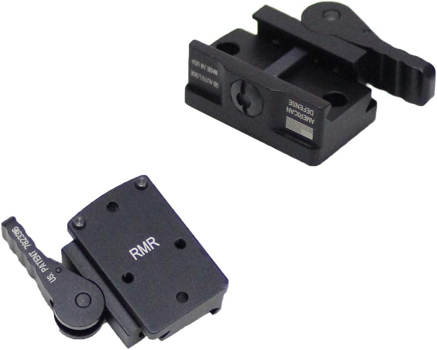Mini RMR Red Dot Sight Mount Riser with QD Quick Detach for 20mm Picatinny - Trijicon fitment