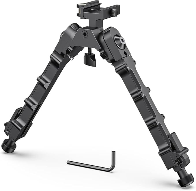 V9 6-9 inch Quick Release Aluminium Bipod for Picatinny