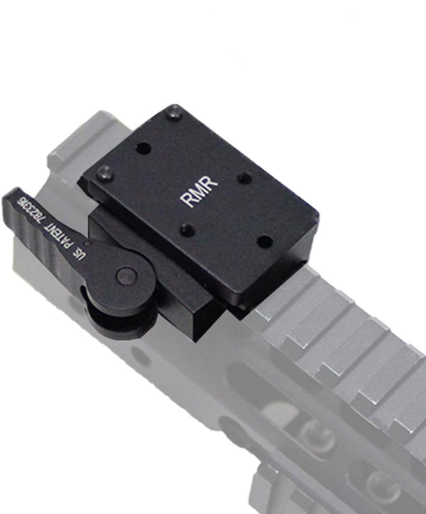 Mini RMR Red Dot Sight Mount Riser with QD Quick Detach for 20mm Picatinny - Trijicon fitment