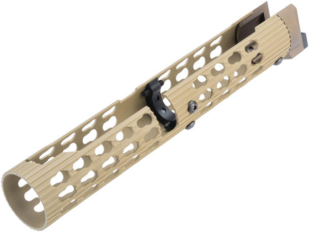 5KU VS-25 Aluminium AK-105 Tubular Handguard for LCT/GHK AK with Trades - FDE