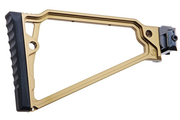 5KU TS-8RP Triangle Rise Stock w/ Buttpad and 1913 Folding Mech for 20mm Rail - FDE