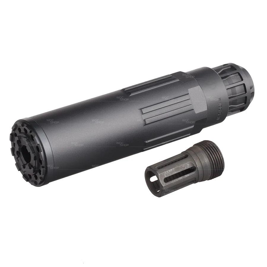 5KU CGS SIX Style Barrel Extension with 14mm CCW Flash Hider - Black