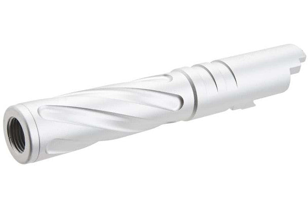 5KU Tokyo Marui Hi-Capa 4.3 GBB Aluminium Tornado Outer Barrel - Silver