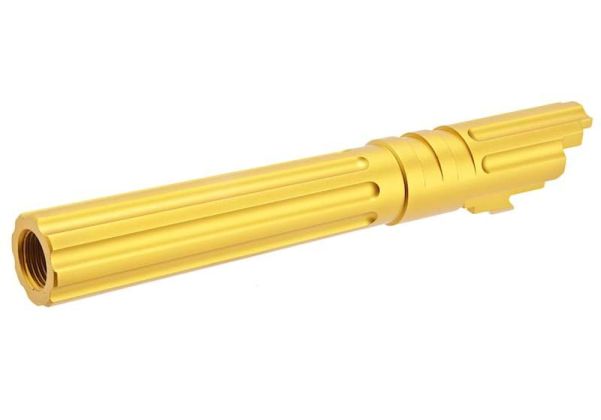 5KU Tokyo Marui Hi Capa 5.1 GBB M11CW Outer Barrel - Type 1 - Gold