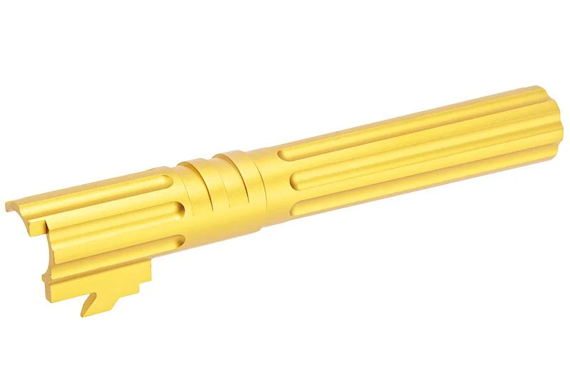 5KU Tokyo Marui Hi Capa 5.1 GBB M11CW Outer Barrel - Type 1 - Gold