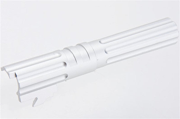 5KU TM Hi Capa 4.3 GBB Aluminium Outer Barrel (M11CW) - Type 1 - Silver