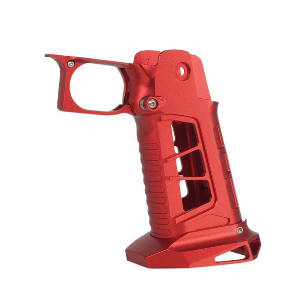 5KU Tokyo Marui Hi Capa GBB CNC Aluminium Grip - Type 7 - Red