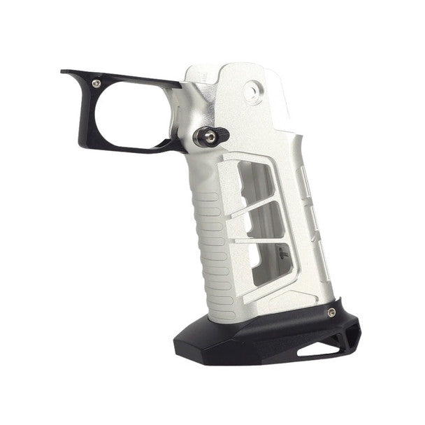 5KU Tokyo Marui Hi Capa GBB CNC Aluminium Grip - Type 7 - Silver