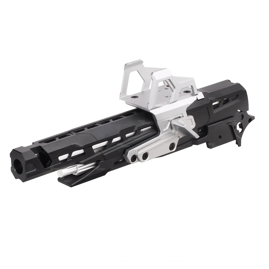 5KU CNC EX-02 Slide Set for TM Hi-Capa GBB - Black/Silver