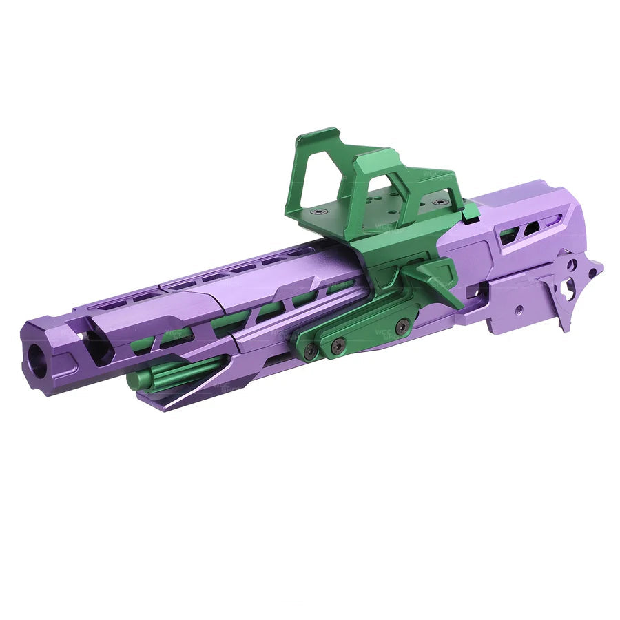 5KU CNC EX-02 Slide Set for TM Hi-Capa GBB - Purple/Green