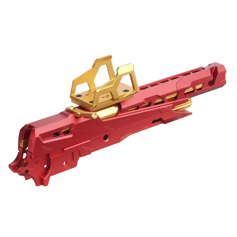 5KU CNC EX-02 Slide Set for TM Hi-Capa GBB - Red/Gold
