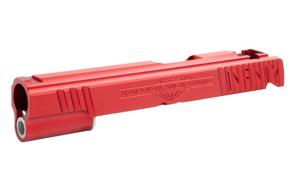 5KU CNC Infinity Signature Slide for TM Hi-Capa GBB - Red