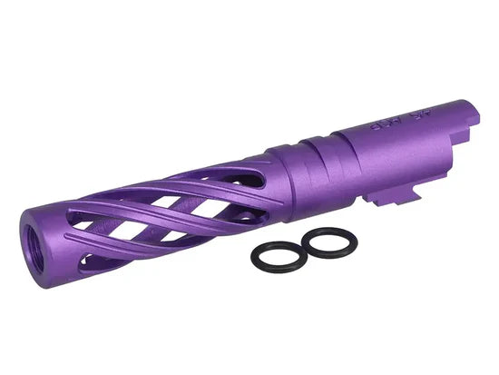 5KU 4.3 Inch Aluminium Hollow Outer Barrel For TM Hi-Capa Series - Purple