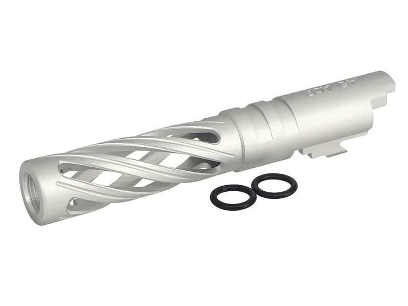 5KU 4.3 Inch Aluminium Hollow Outer Barrel For TM Hi-Capa Series - Silver