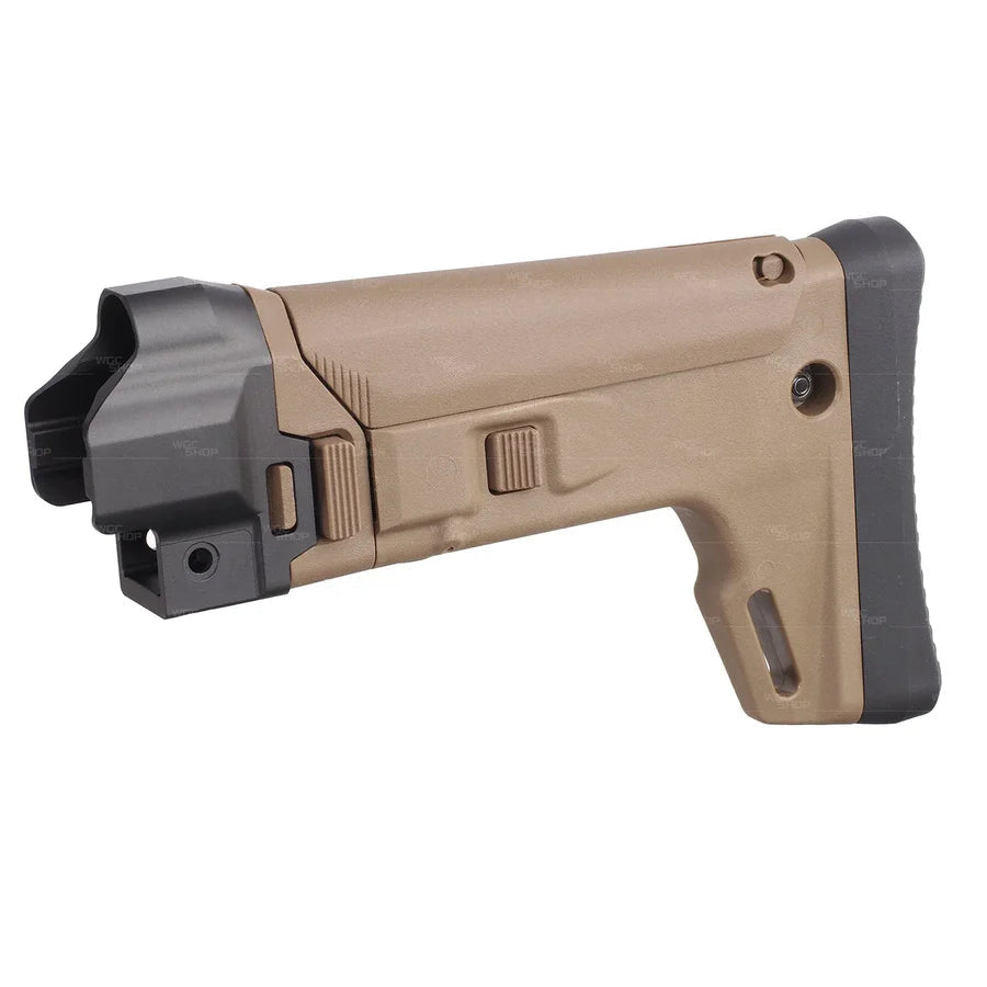 5KU Cyma MP5 GBB ACR Style Adjustable Folding Stock - FDE