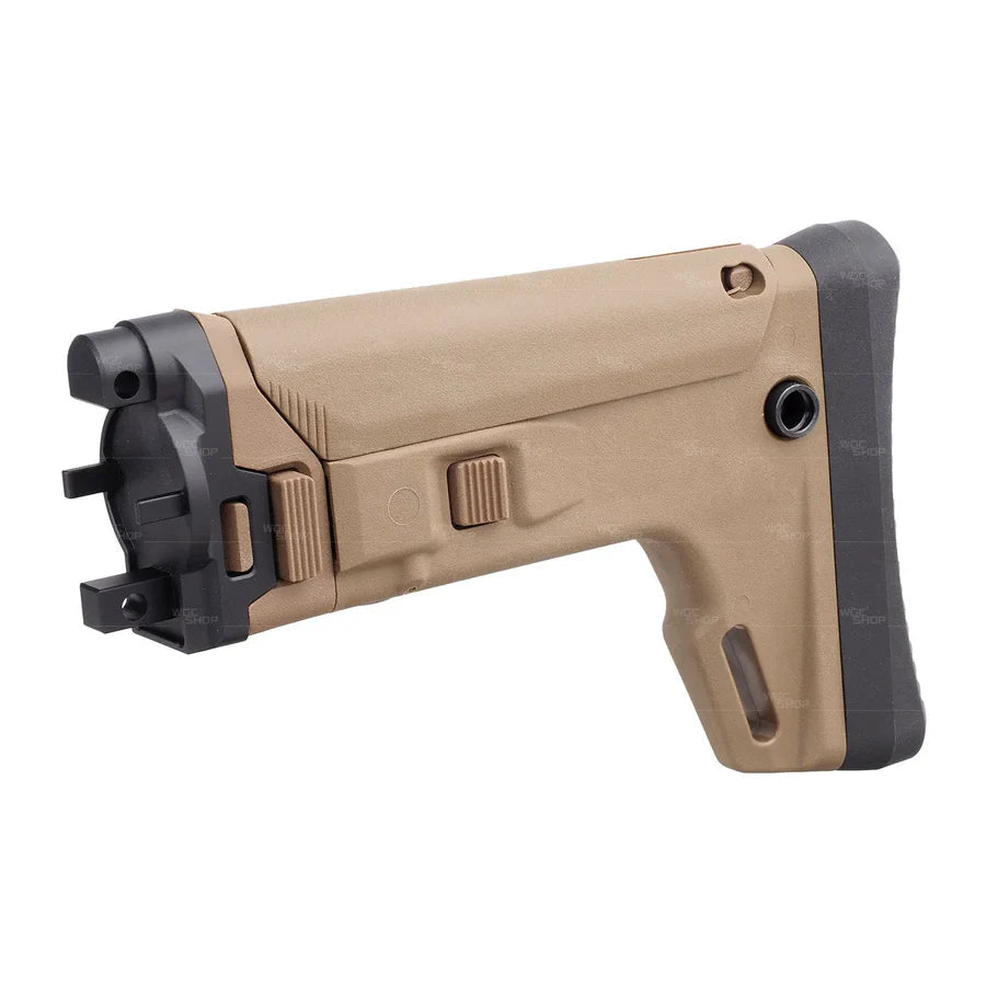 5KU Cyma MP5K GBB ACR Style Adjustable Folding Stock - FDE