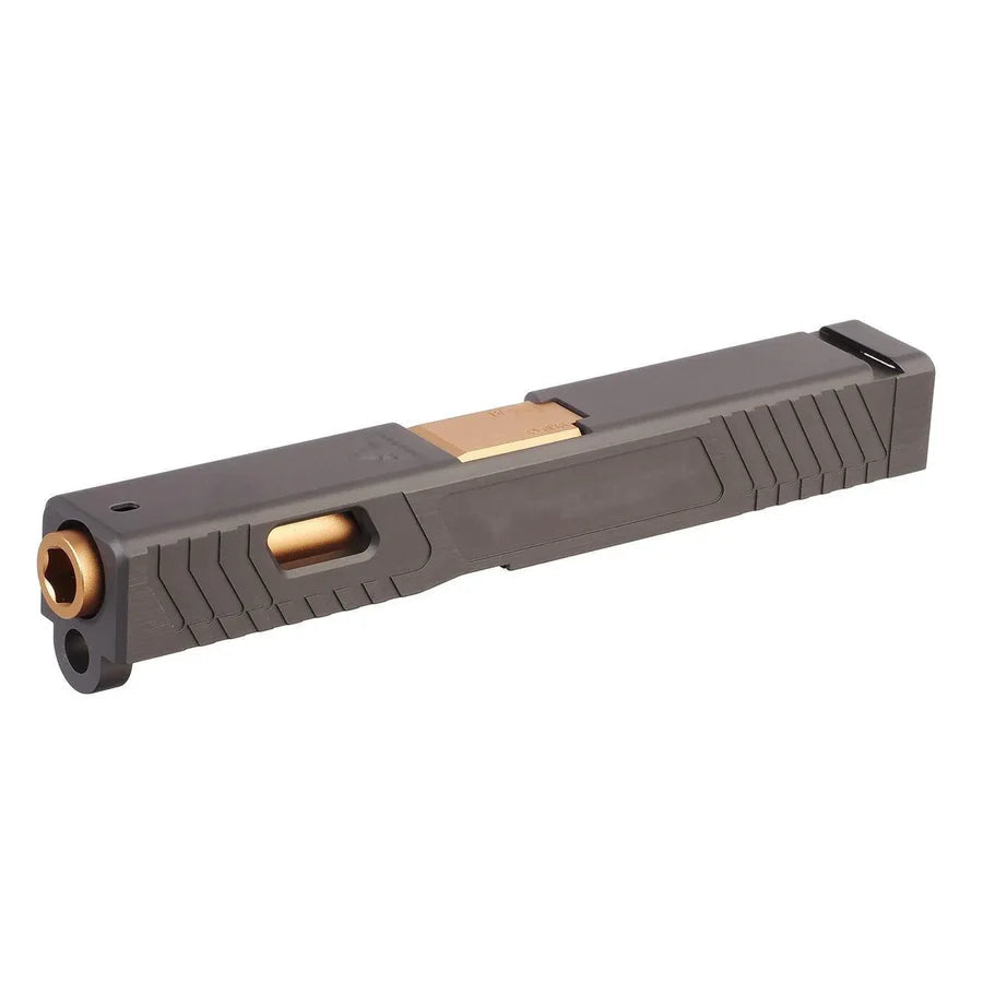 5KU TTI Slide Set for TM Glock 19 GBB - Titanium
