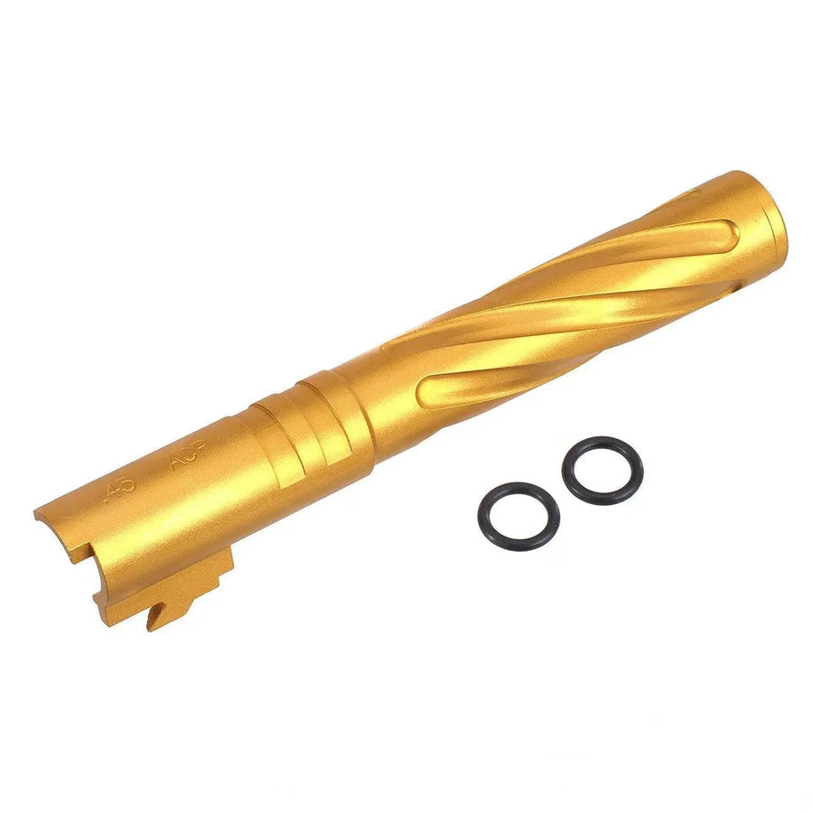 5ku TM Hi-Capa 5.1 GBB Aluminium Tornado Outer Barrel - Gold