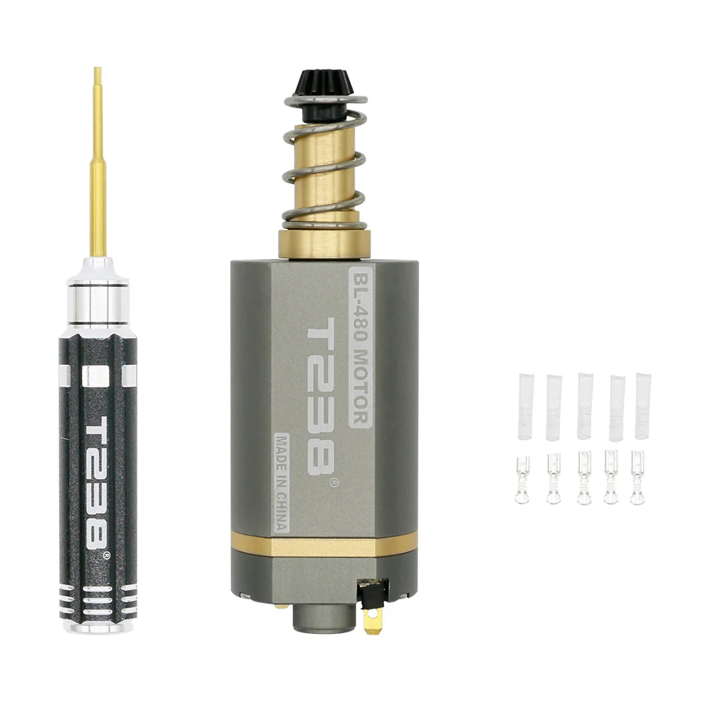 T238 Brushless Motor High Thermal Efficiency High Torque & Speed Adjustable Speed - 2980KV - Short Shaft