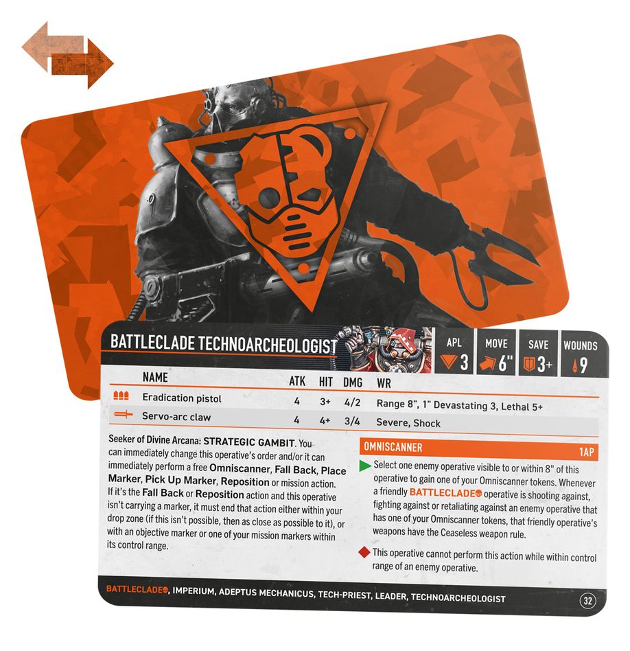 Kill Team - Battleclade Datacards (102-61)