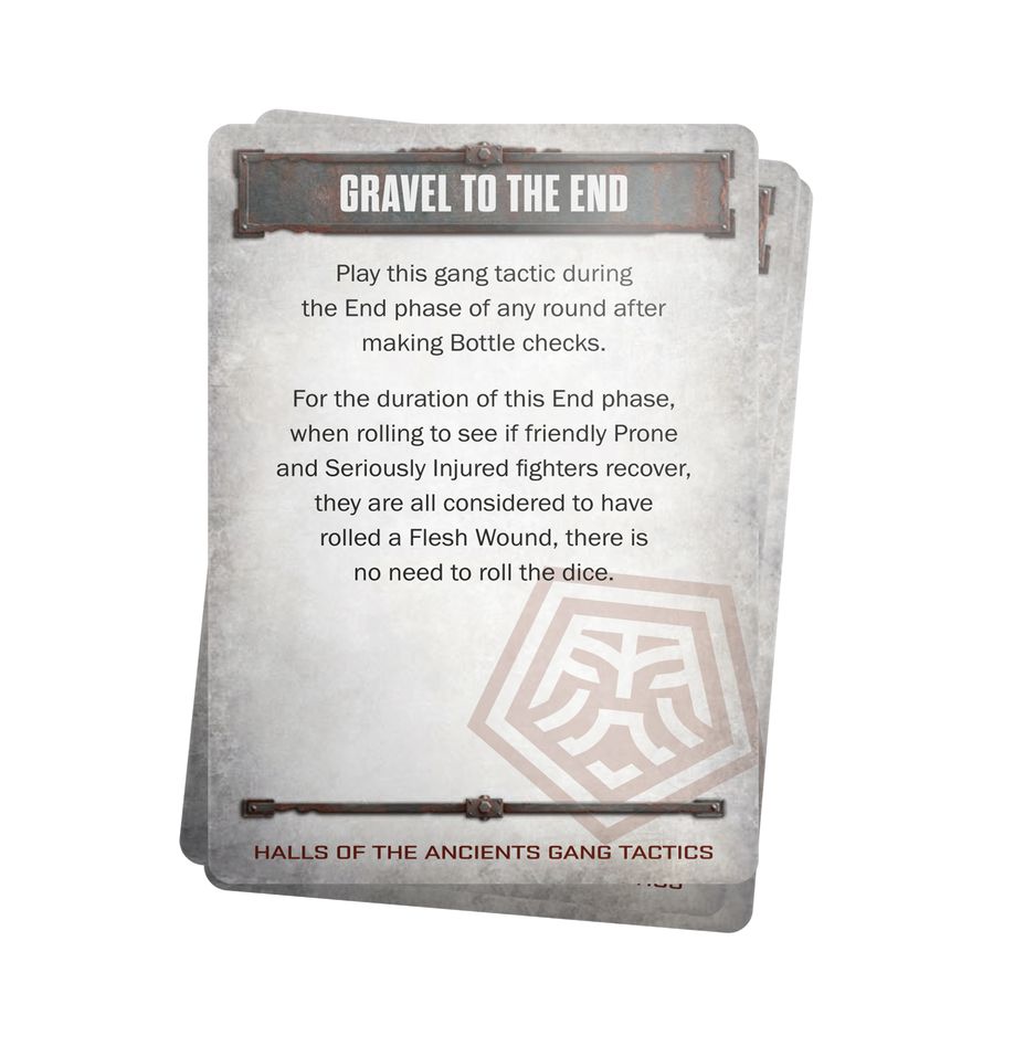 Halls of the Ancients Gang Tactics Cards (301-42)