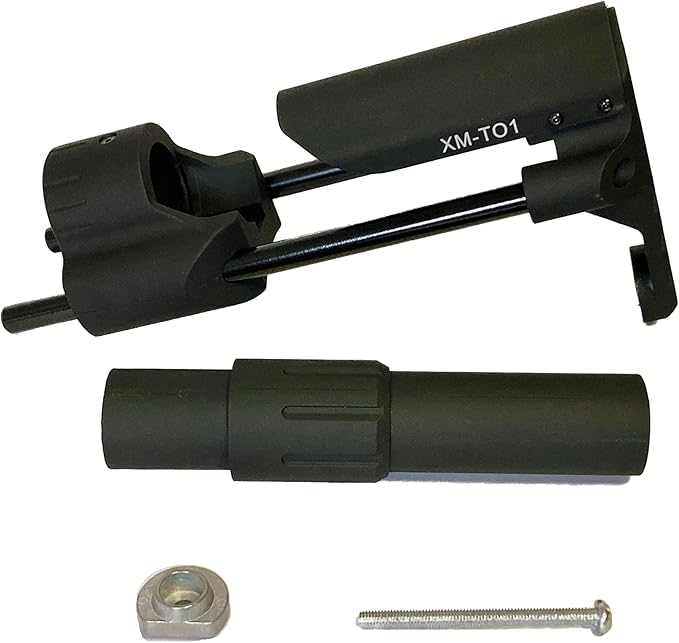 Chaos Airsoft PDW XM-T01 Nylon Retractable Wire Stock 3 Adjustable Length