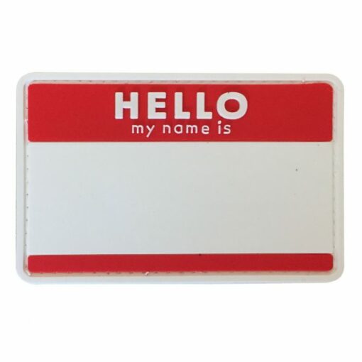 Hello, My Name Is... Patch