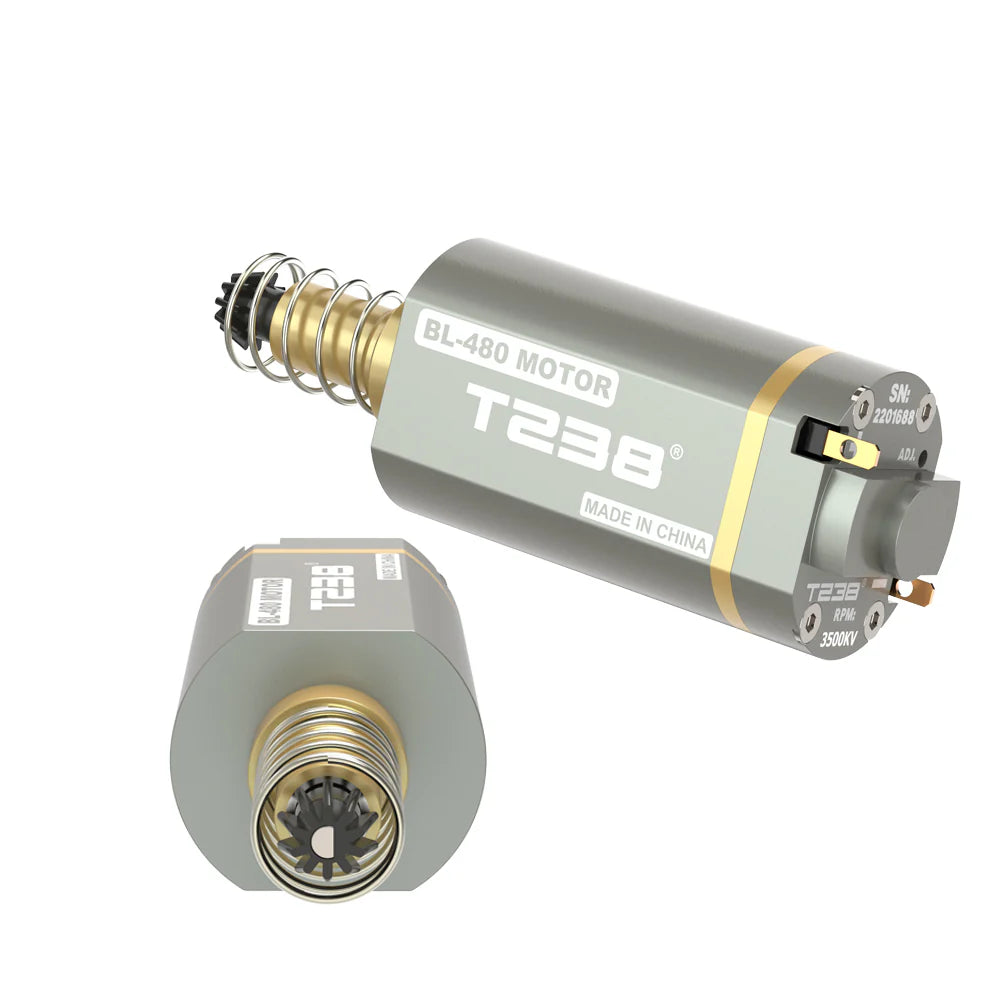 T238 Brushless Motor High Thermal Efficiency High Torque & Speed Adjustable Speed - 2980KV - Short Shaft